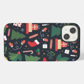 Weihnachten iPhone Hülle (Rückseite (Horizontal))