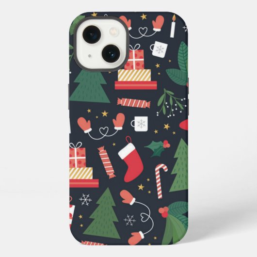 Weihnachten iPhone Hülle (Rückseite)