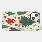 Weihnachten iPhone Hülle (Rückseite (Horizontal))