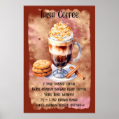 Weihnachten Irish Coffee Rezept Weihnachten Poster (Vorne)