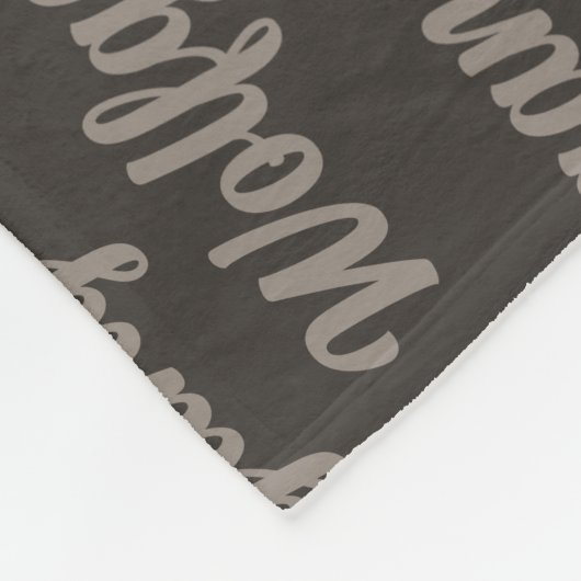 Weihnachten Irish Wolfhound mit dem Namen des Hund Fleecedecke (Ecke)