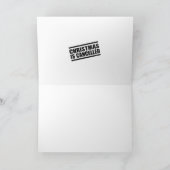 Weihnachten ist abgesagt - Der Weihnachtsmann ist  (Innenseite)