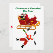 Weihnachten ist abgesagt Karte (Vorne/Hinten)