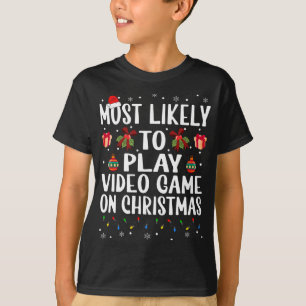 Weihnachten ist am ehesten ein Videospiel T-Shirt