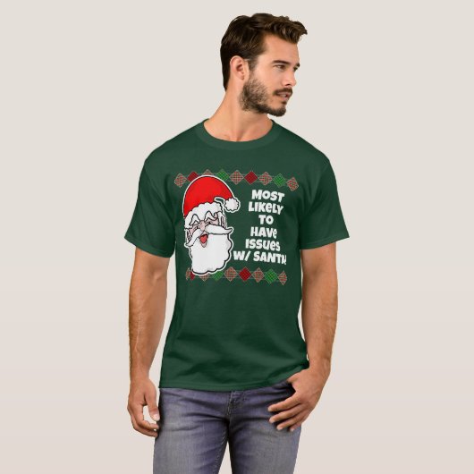 Weihnachten ist am wahrscheinlichsten... Joke T - T-Shirt (Vorne ganz)