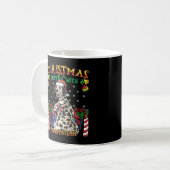 Weihnachten ist besser mit dem Dalmatiner Weihnach Kaffeetasse (Vorderseite Links)