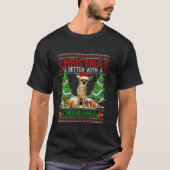Weihnachten ist besser mit einem Chiahuhua Ugly Ch T-Shirt (Vorderseite)