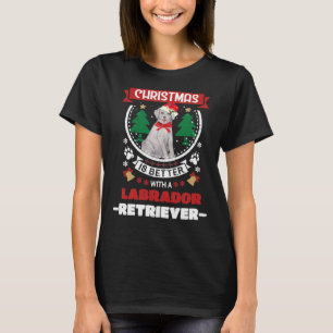 Weihnachten ist besser mit einem grauen Labrador R T-Shirt