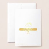 Weihnachten ist Bull - typografische Karte (Rückseite mit Umschlag)