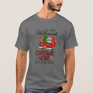 Weihnachten ist das mein Hallmärks-Film, der Män T-Shirt