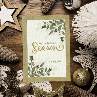 Weihnachten ist die Festtagszeit Karte