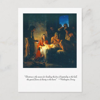 "Weihnachten ist die Jahreszeit " Feiertagspostkarte