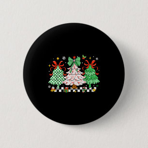 Weihnachten ist die Saison Coquette Bogen Weihnach Button