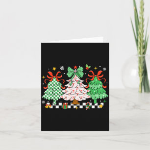 Weihnachten ist die Saison Coquette Bogen Weihnach Karte