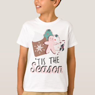 Weihnachten ist die Saison Kekse Heiße Schokolade T-Shirt