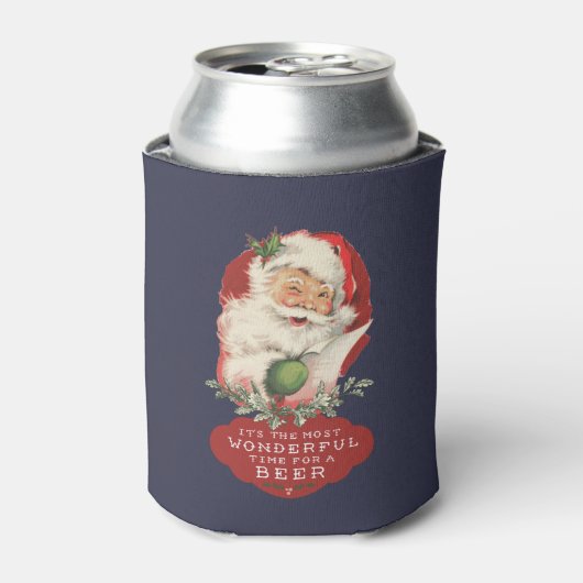 Weihnachten ist die wunderbarste Zeit für ein Bier Dosenkühler (Kanne Vorderseite)
