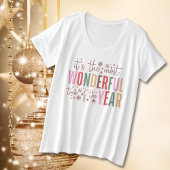 Weihnachten ist die wunderbarste Zeit Große Größe T-Shirt