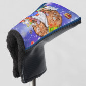 Weihnachten ist ein Luftballon und gibt Geschenke Golf Headcover (3/4 Vorderseite)