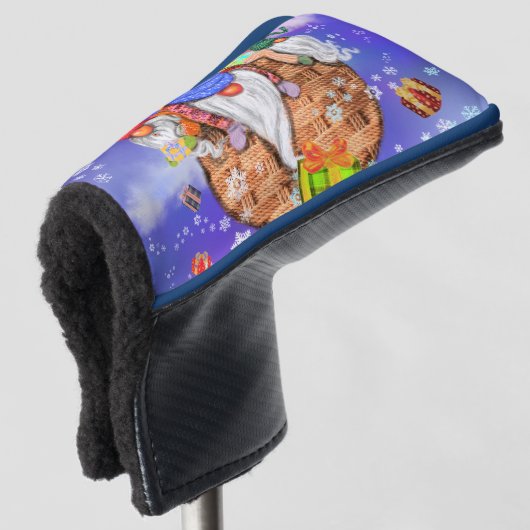 Weihnachten ist ein Luftballon und gibt Geschenke Golf Headcover (3/4 Vorderseite)