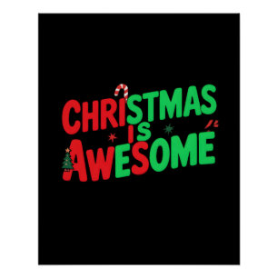 Weihnachten ist ein Phantastisches digitales Kunst Poster