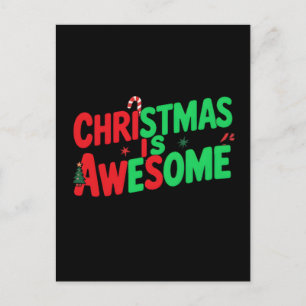 Weihnachten ist ein Phantastisches digitales Kunst Postkarte
