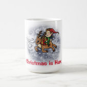 Weihnachten ist - Ernie und Ralph-Blizzard-Tasse Kaffeetasse (Mittel)