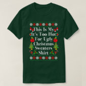 Weihnachten ist es zu heiß für geil Weihnachten T-Shirt (Design vorne)