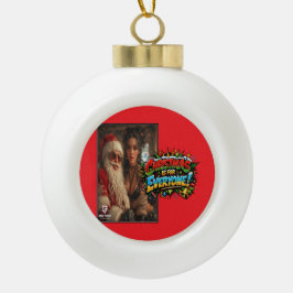 Weihnachten ist für jeden! keramik Kugel-Ornament
