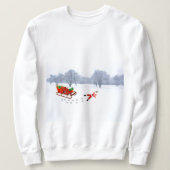 Weihnachten ist gestoppt Sweatshirt (Design vorne)