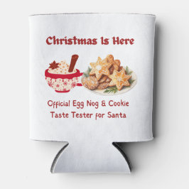 Weihnachten ist hier, Ei Nog und Cookie Tester Dosenkühler