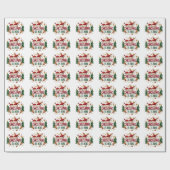 Weihnachten ist hier ein elegantes Pattren-Geschen Geschenkpapier (Flach)