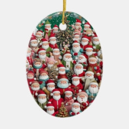 Weihnachten ist HIER - Joyful Weihnachten 2024 Keramik Ornament