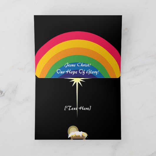 Weihnachten ist Hoffnung! - Fertigen Sie besonders (Innenseite)