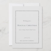 Weihnachten ist in der Air Winter Forest Trees Kab (Rückseite)