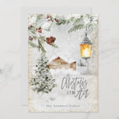 Weihnachten ist in der Air Winter Forest Trees Kab (Vorne/Hinten)