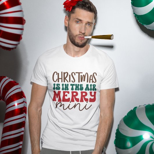 Weihnachten ist in der Luft Merry Mini Wintersaiso T-Shirt