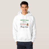 Weihnachten ist Ladung Bitte warten Funny Einfach Hoodie (Vorne ganz)