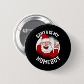 Weihnachten ist mein heimeliger Spaß Weihnachtskla Button (Vorne & Hinten)