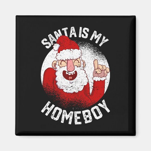 Weihnachten ist mein heimeliger Spaß Weihnachtskla Magnet (Vorne)