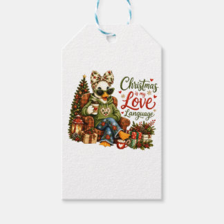 Weihnachten ist meine Liebessprache Geschenkanhänger