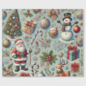 Weihnachten ist schon da geschenkpapier (Flach)