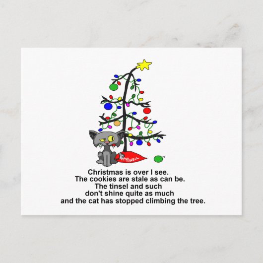 Weihnachten ist vorbei (Vorderseite)