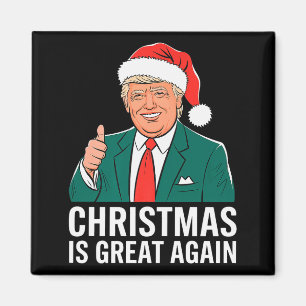 Weihnachten ist wieder großartig - Festlicher Sant Magnet