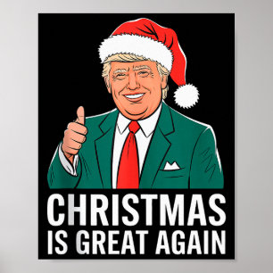 Weihnachten ist wieder großartig - Festlicher Sant Poster