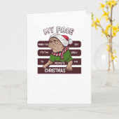 Weihnachten ist zu früh karte (Gelbe Blume)