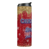 Weihnachten ist zu Funkelnd, sagte nie jemand Thermosbecher (Nach links gedreht)