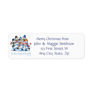 Weihnachten Jahreszeit zu Jolly Snowmen Spaß