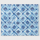 Weihnachten Japanisch Gefärbte Krawatte Shibori Pa Geschenkpapier (Flach)