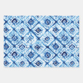 Weihnachten Japanisch Gefärbte Krawatte Shibori Pa Geschenkpapier Set (Vorderseite)