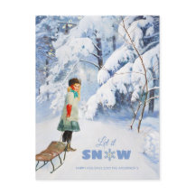 Weihnachten Jenny Nyström Lass es schneien CC0118